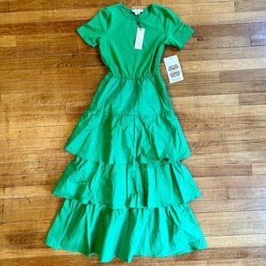 Never Fully Dressed Green Carrie Dress